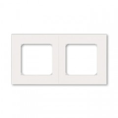 Рамка 2 поста ABB LEVIT, жемчуг // ледяной, 3901H-A05020 68W