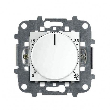 Термостат для теплого пола ABB ZENIT, с датчиком, альпийский белый, N2240.3 BL