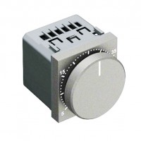 Термостат для теплого пола ABB ZENIT, с датчиком, серебристый, N2240.3 PL