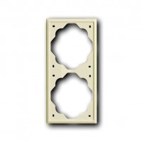 Рамка 2 поста ABB IMPULS, слоновая кость, 1722-72