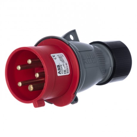 Вилка кабельная ABB Easy&Safe 432EP6,32А,3P+N+E,IP44,6ч