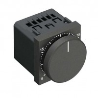 Термостат для теплого пола ABB ZENIT, с датчиком, антрацит, N2240.3 AN