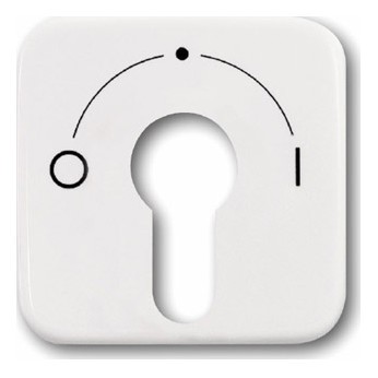 Накладка на жалюзийный выключатель ABB REFLEX, альпийский белый, 2557 SLPZ-214-101