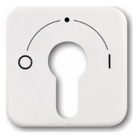 Накладка на жалюзийный выключатель ABB REFLEX, альпийский белый, 2557 SLPZ-214-101