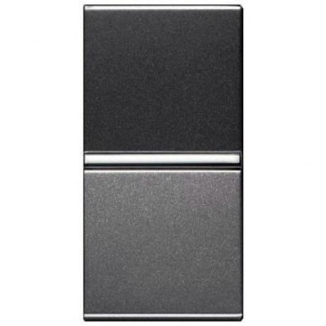 Переключатель 1-клавишный ABB ZENIT, антрацит, N2102 AN