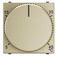 Термостат для теплого пола ABB ZENIT, с датчиком, шампань, N2240.3 CV