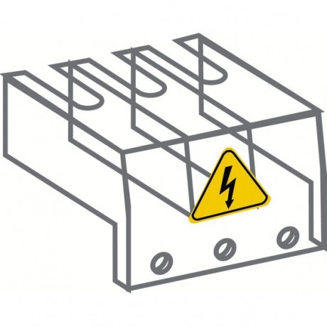 ABB Крышка клемная OTS40T3, OT16-40F3, FT3, 1SCA105317R1001