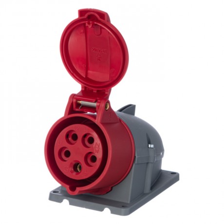 Розетка для монтажа на поверхность ABB 416RS6, 16A, 3P+N+E, IP44, 6ч