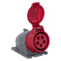 Розетка для монтажа на поверхность ABB 416RS6, 16A, 3P+N+E, IP44, 6ч