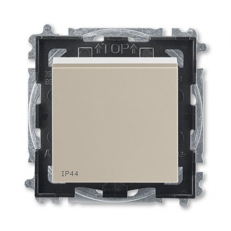 ABB Levit 2CHH597940A4018 Переключатель перекрёстный одноклавишный IP44 кофе макиато // белый, 3559H-A07940 18