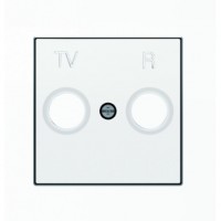Накладка на розетку телевизионную ABB SKY, скрытый монтаж, глянцевый, 8550 BL