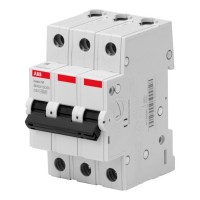 Автоматический выключатель ABB Basic M 3P 16А (C) 4.5кА, BMS413C16
