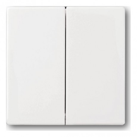 Клавиша двойная ABB IMPRESSIVO, белый, 1785-84