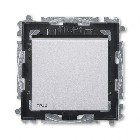 ABB Levit 2CHH597940A4070 Переключатель перекрёстный одноклавишный IP44 серебро // дымчатый чёрный, 3559H-A07940 70