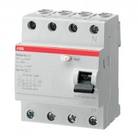 Устройство защитного отключения (УЗО) ABB FH200 4P 40А, 300 мА ( AC ), FH204AC-40//0,3