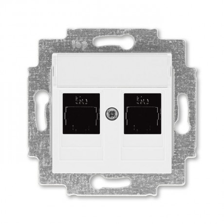 Розетка ABB LEVIT, скрытый монтаж, белый, 5014H-A51018 03W