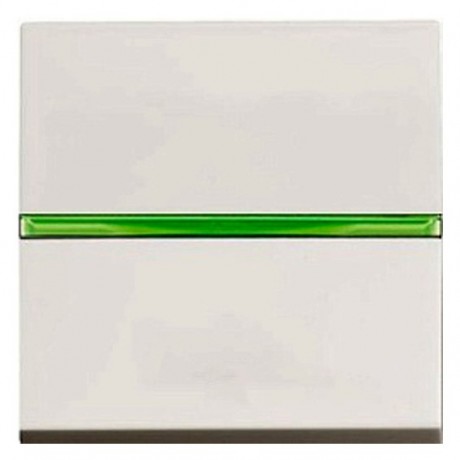 Переключатель 1-клавишный ABB ZENIT с подсветкой, альпийский белый, N2202.5 BL