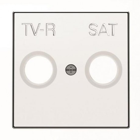 Накладка на розетку телевизионную ABB SKY, скрытый монтаж, глянцевый, 8550.1 BL