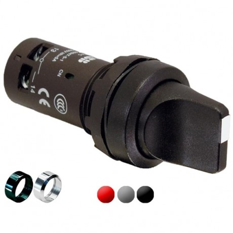 ABB Переключатель C3SS1-30B-20 3-х позиционный черный 2НО с фиксацие й, 1SFA619210R3026