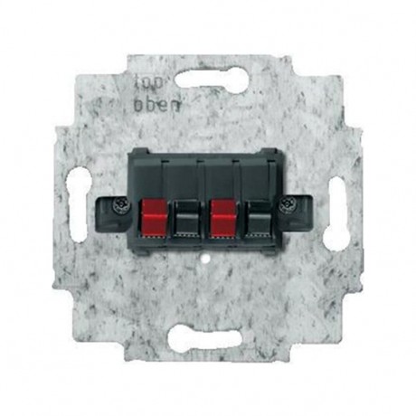 Аудио-розетка ABB коллекции BJE, скрытый монтаж, черный, 0248//05-101