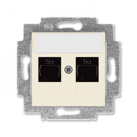 Розетка ABB LEVIT, скрытый монтаж, слоновая кость, 5014H-A51018 17W