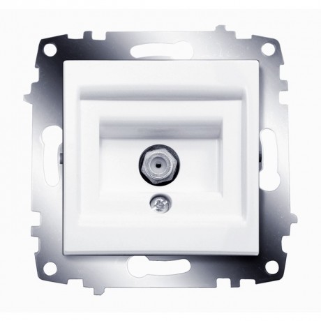 Розетка ABB COSMO, скрытый монтаж, белый, 619-010200-280