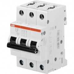 Автоматический выключатель ABB S200M 3P 25А (C) 10кА, S203M C25