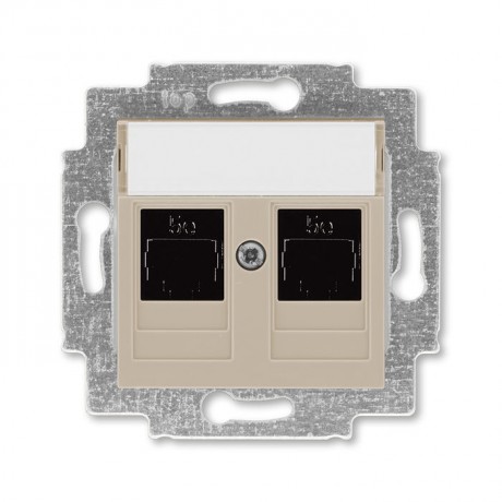 Розетка ABB LEVIT, скрытый монтаж, кофе макиато, 5014H-A51018 18W