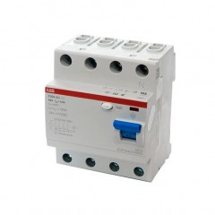 Устройства защитного отключения (УЗО) ABB F200AC 4P 63А, 300 мА ( AC ), F204 AC-63//0,3