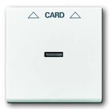 Накладка на карточный выключатель ABB IMPRESSIVO, белый, 1792-84ABJ