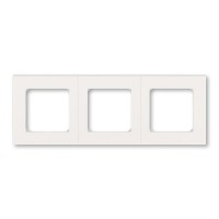 Рамка 3 поста ABB LEVIT, жемчуг // ледяной, 3901H-A05030 68W