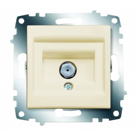 Розетка ABB COSMO, скрытый монтаж, кремовый, 619-010300-180