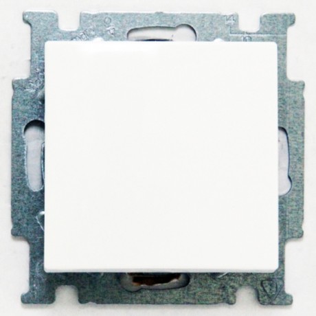 Переключатель 1-клавишный перекрестный ABB BASIC55, альпийский белый, 2006//7 UC-94-507
