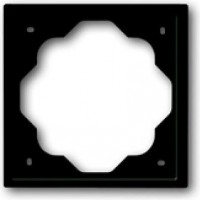 Рамка 1 пост ABB IMPULS, черный бриллиант, 1721-71