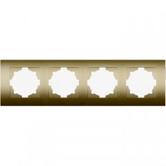 Рамка 4 поста ABB COSMO, титан, 612-011400-228