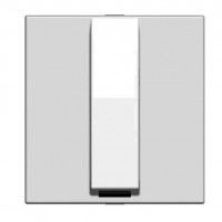 Вывод кабеля 2 модуля ABB ZENIT, скрытый монтаж, альпийский белый, N2207 BL