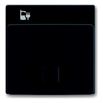 Накладка на розетку USB ABB FUTURE, скрытый монтаж, антрацит, 6478-81-500