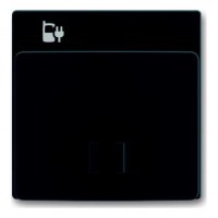 Накладка на розетку USB ABB FUTURE, скрытый монтаж, антрацит, 6478-81-500
