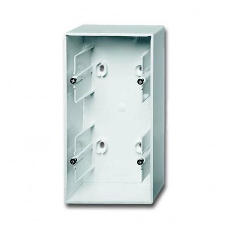 ABB 1799-0-0975 Basic55 Коробка 2-ная для накладного монтажа, альп. белый, 1702-94-507