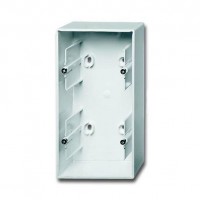 ABB 1799-0-0975 Basic55 Коробка 2-ная для накладного монтажа, альп. белый, 1702-94-507