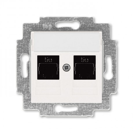 Розетка ABB LEVIT, скрытый монтаж, жемчуг, 5014H-A51018 68W