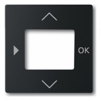 Накладка на таймер ABB, черный бархат, 6435-885