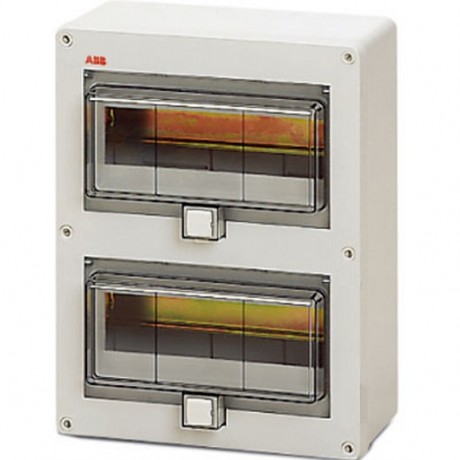 ABB EUROPA IP55 бокс настенный 20М прозр.дверь серый, 12 652