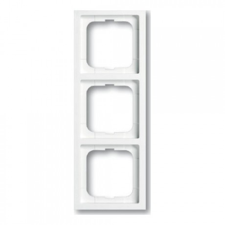 Рамка 3 поста ABB, альпийский белый, 1723-184