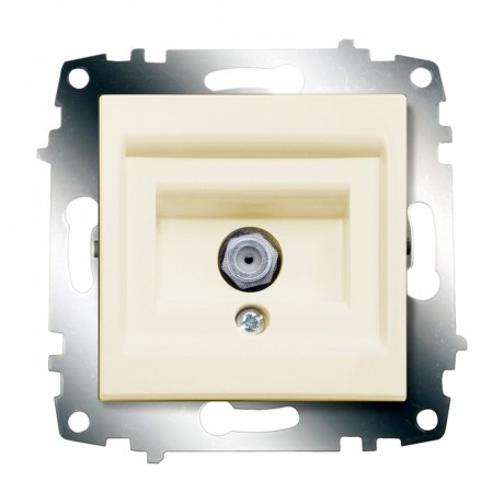 Розетка ABB COSMO, скрытый монтаж, кремовый, 619-010300-280