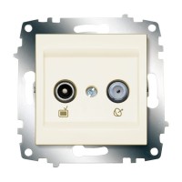 Розетка ABB COSMO, скрытый монтаж, кремовый, 619-010300-289