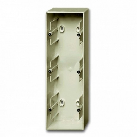ABB 1799-0-0964 Basic55 Коробка 3-ная для накладного монтажа, шампань, 1703-93-507