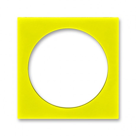 Накладка на розетку ABB LEVIT, с заземлением, желтый, ND5519H-B500 64