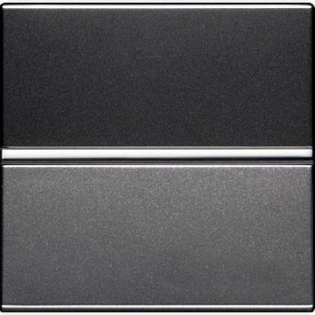 Переключатель 1-клавишный перекрестный ABB ZENIT, антрацит, N2210 AN