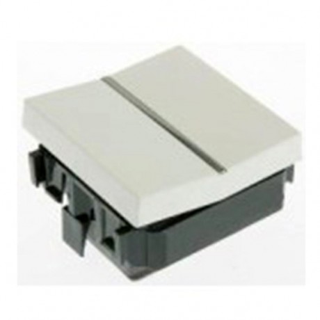 Переключатель 1-клавишный перекрестный ABB ZENIT, альпийский белый, N2210 BL